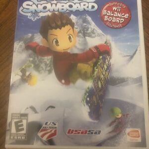 Wii We Ski & Snowboard game